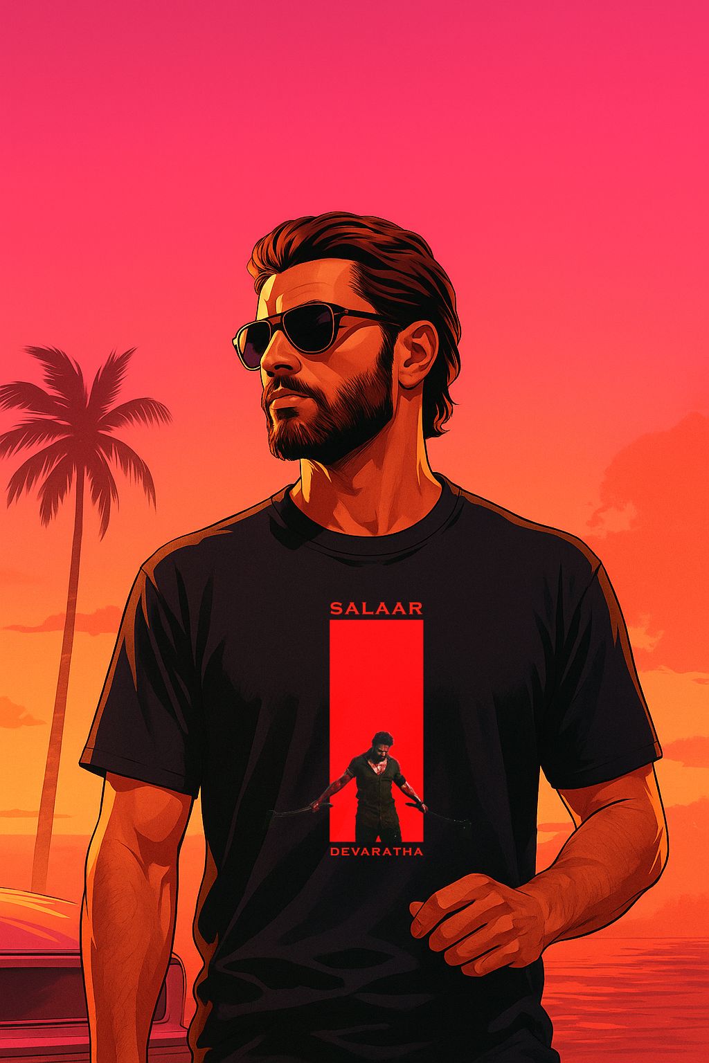 Salaar Movie T-Shirt – Oversized Unisex Tee for Fans