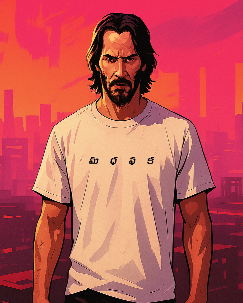 Ma Dha Fa Ka T-Shirt – Funny Telugu Classic Crew Tee