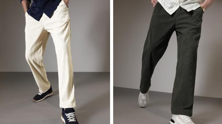 Combo of 2 Men’s Caudray Fabric Stylish Pants – Premium Fit