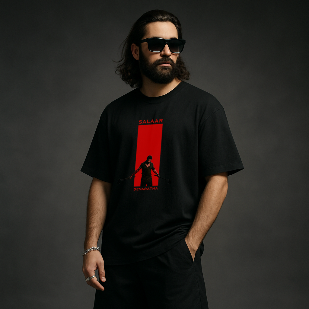 Salaar Movie T-Shirt – Oversized Unisex Tee for Fans