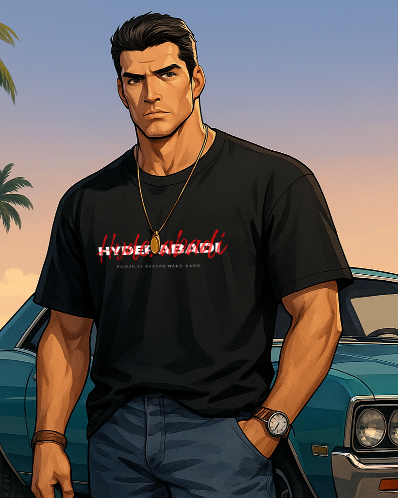 Hyderabadi T-Shirt – Classic Crew Tee for City Lovers