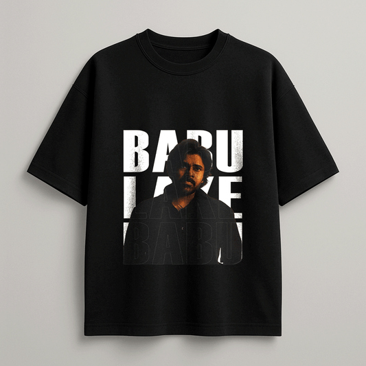 Babu Lake Babu T-Shirt – Kalyan Babu Oversized Tee