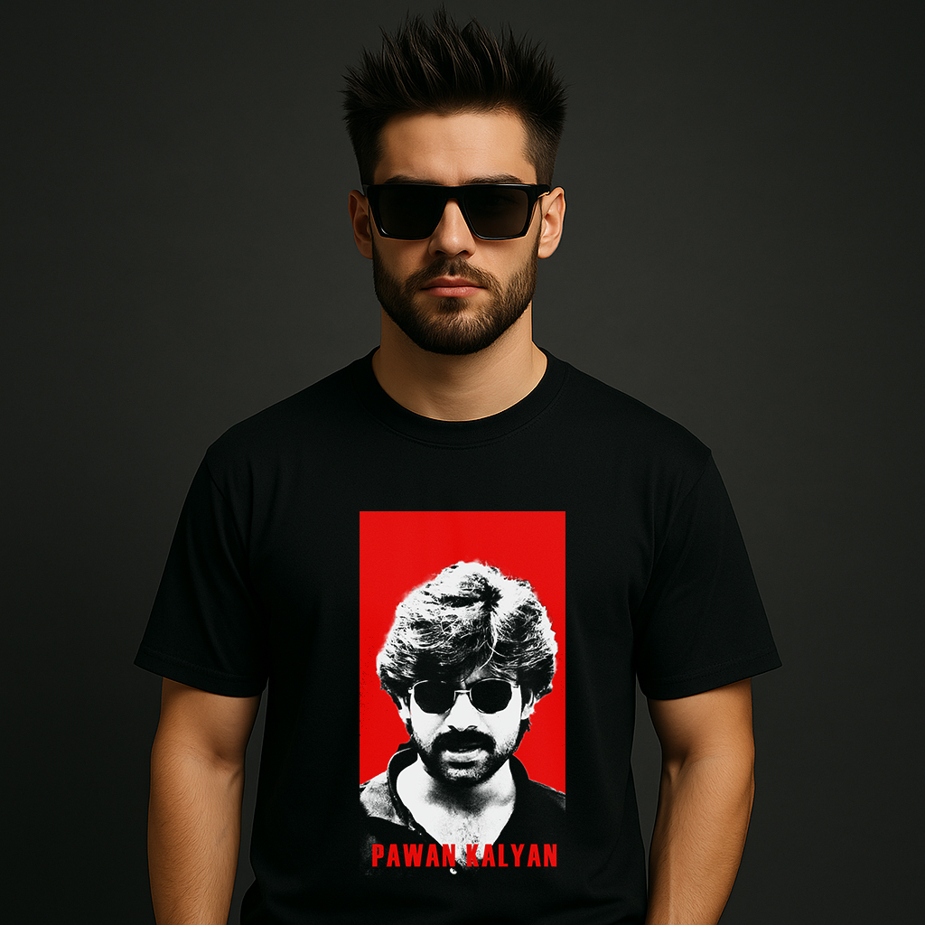 Pawan Kalyan T-Shirt – Oversized Unisex Tee for Power Fans