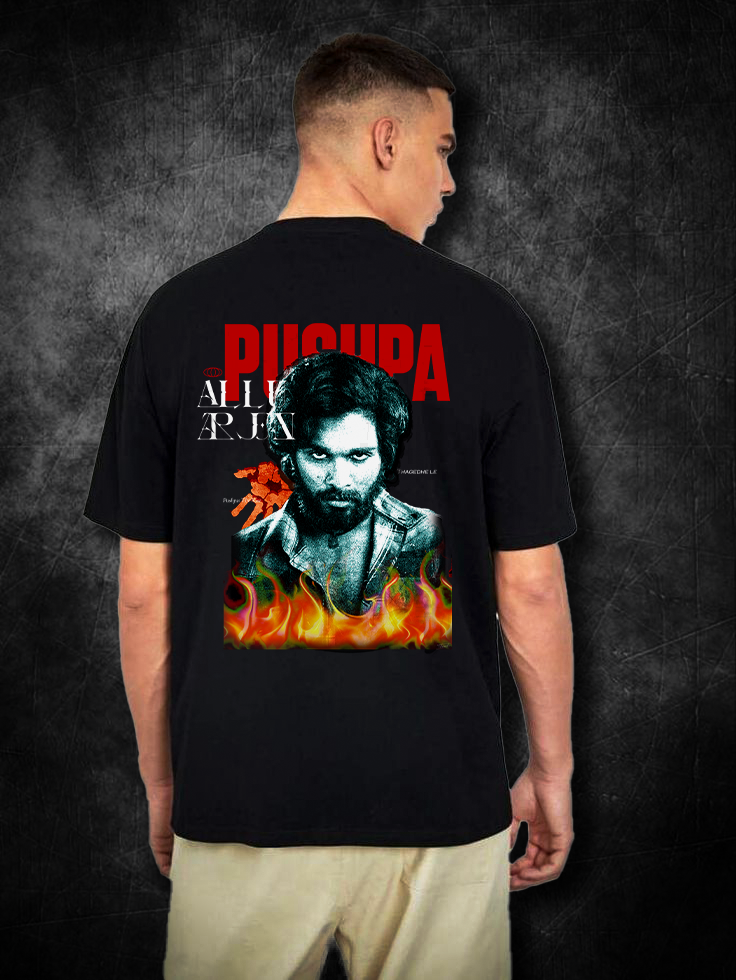 Pushpa Movie T-Shirt – Oversized Unisex Tee for Fans