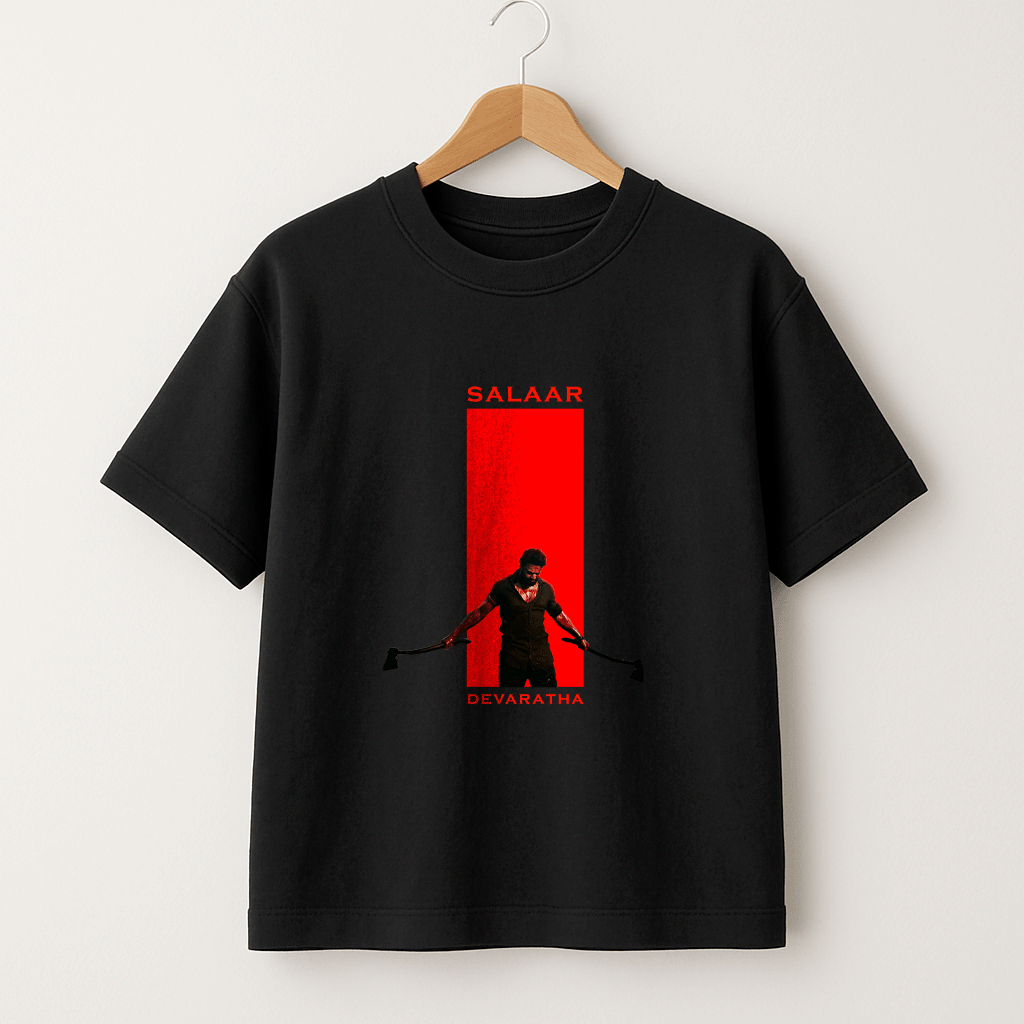 Salaar T-Shirt – Prabhas Classic Crew Tee for Fans