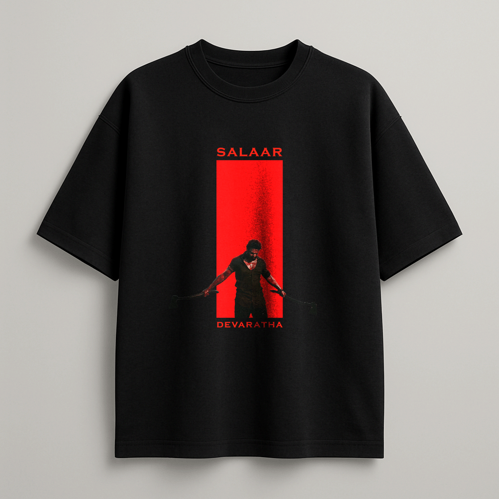 Salaar Movie T-Shirt – Oversized Unisex Tee for Fans